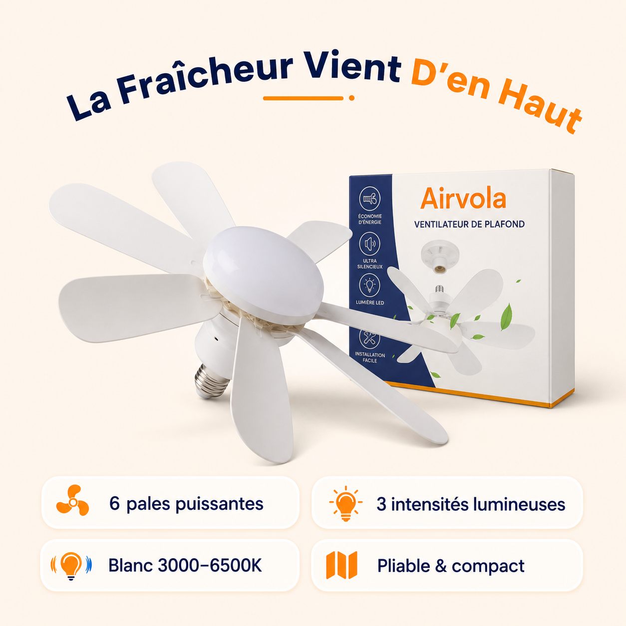 Ventilateur de plafond